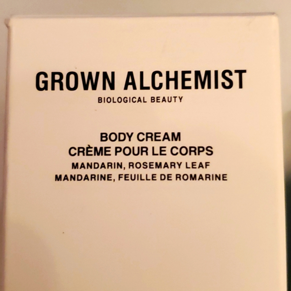 NWT GROWN ALCHEMIST 4 oz. Mandarin & Rosemary Leaf Body Cream - Picture 2 of 7